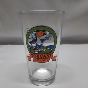 Bud Light Toucan Ale House Beer or Sweet Tea glass 5 3/4"